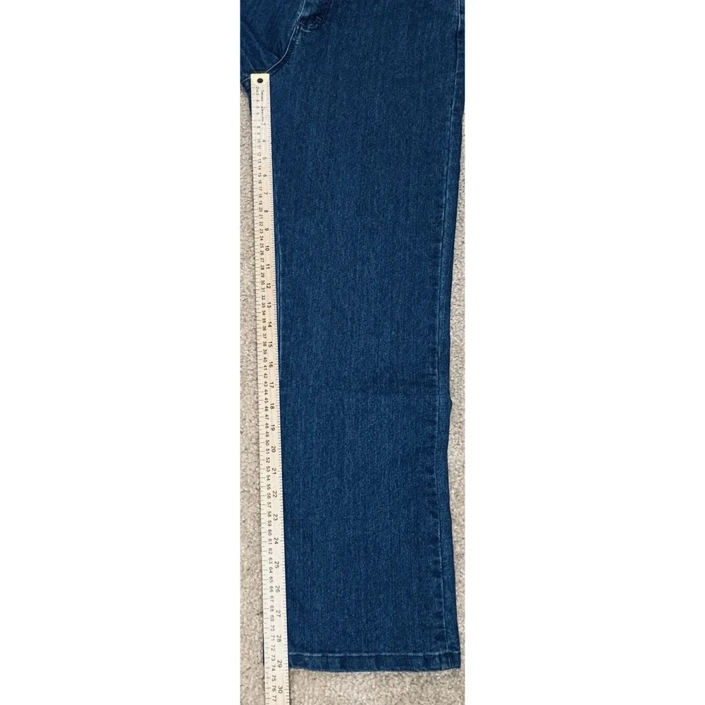 Lee Womens Relaxed Fit 10 Petite Straight Leg Blue Wash Jeans NWT 103051866